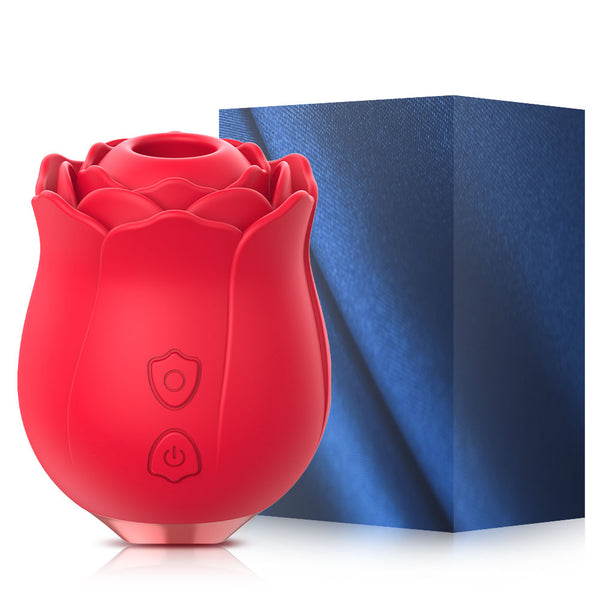 Rosebud Blowjob Vibrator with 10 Different Tapping Patterns