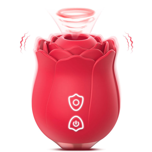 Rosebud Blowjob Vibrator with 10 Different Tapping Patterns