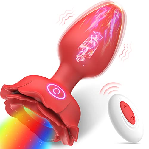LED Vibrating Butt Plug with 10 Vibrations