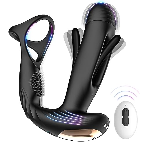 Prostate Massager with 10 Flapping & Vibration Settings