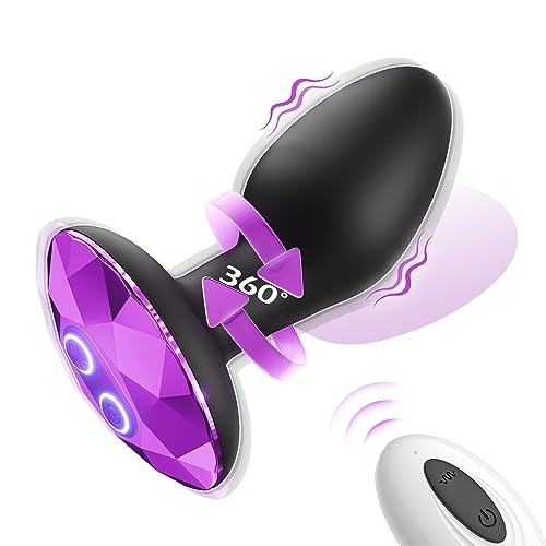 Anal Plug with 10 Rotating & Vibration Settings