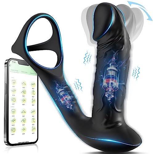 Prostate Massager with 9 Vibration Settings & Wiggle Motions