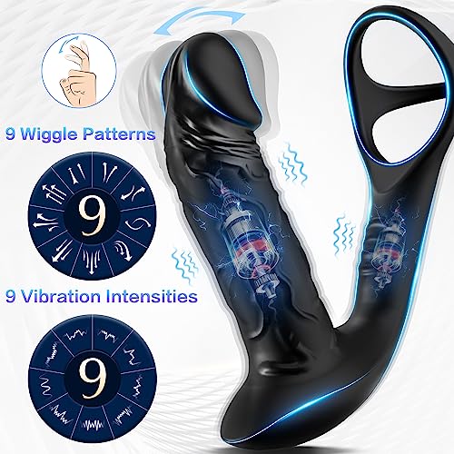 Prostate Massager with 9 Vibration Settings & Wiggle Motions Amovibe Prostate Massager with 9 Vibration Settings & Wiggle Motions Amovibe