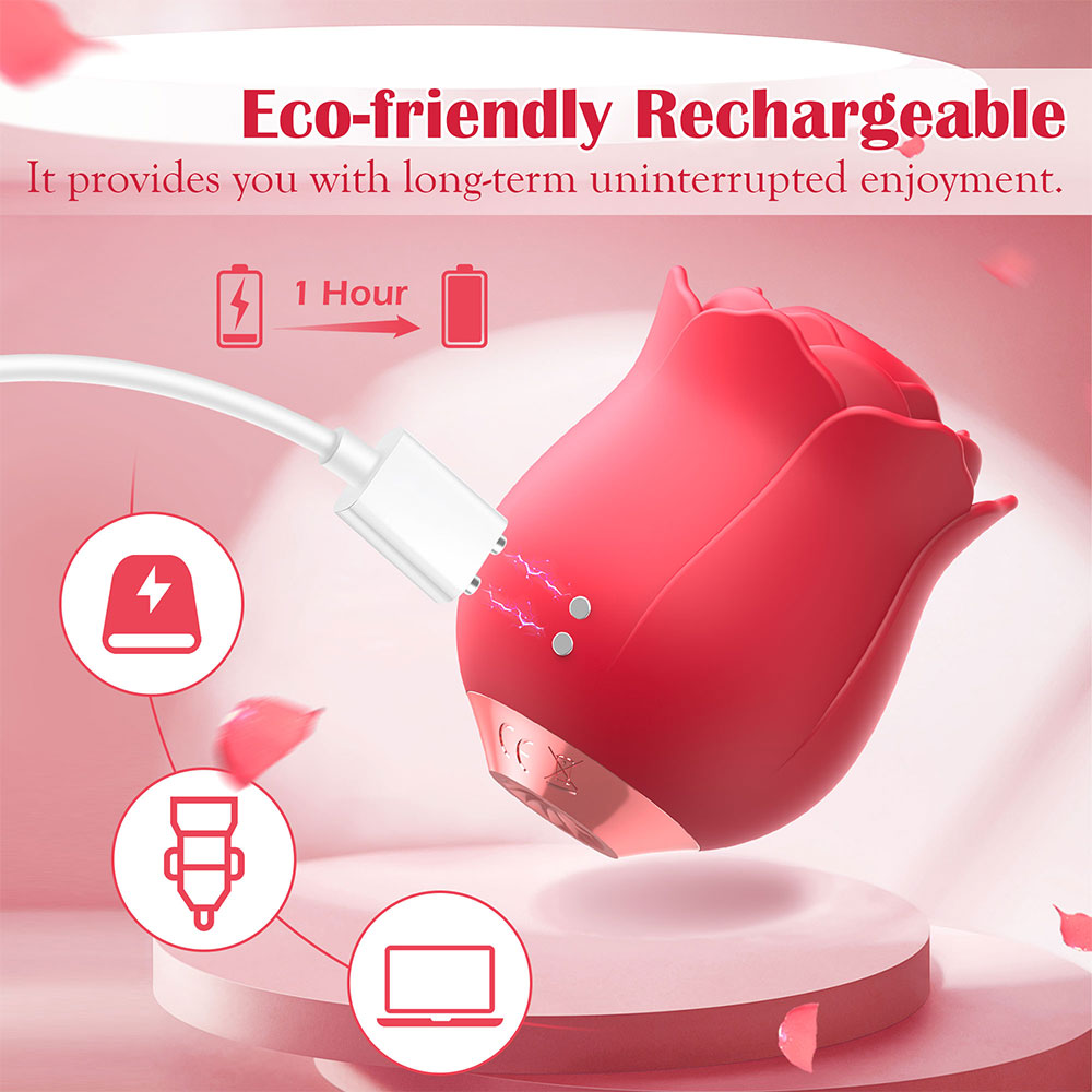 Suction Rose Vibrator