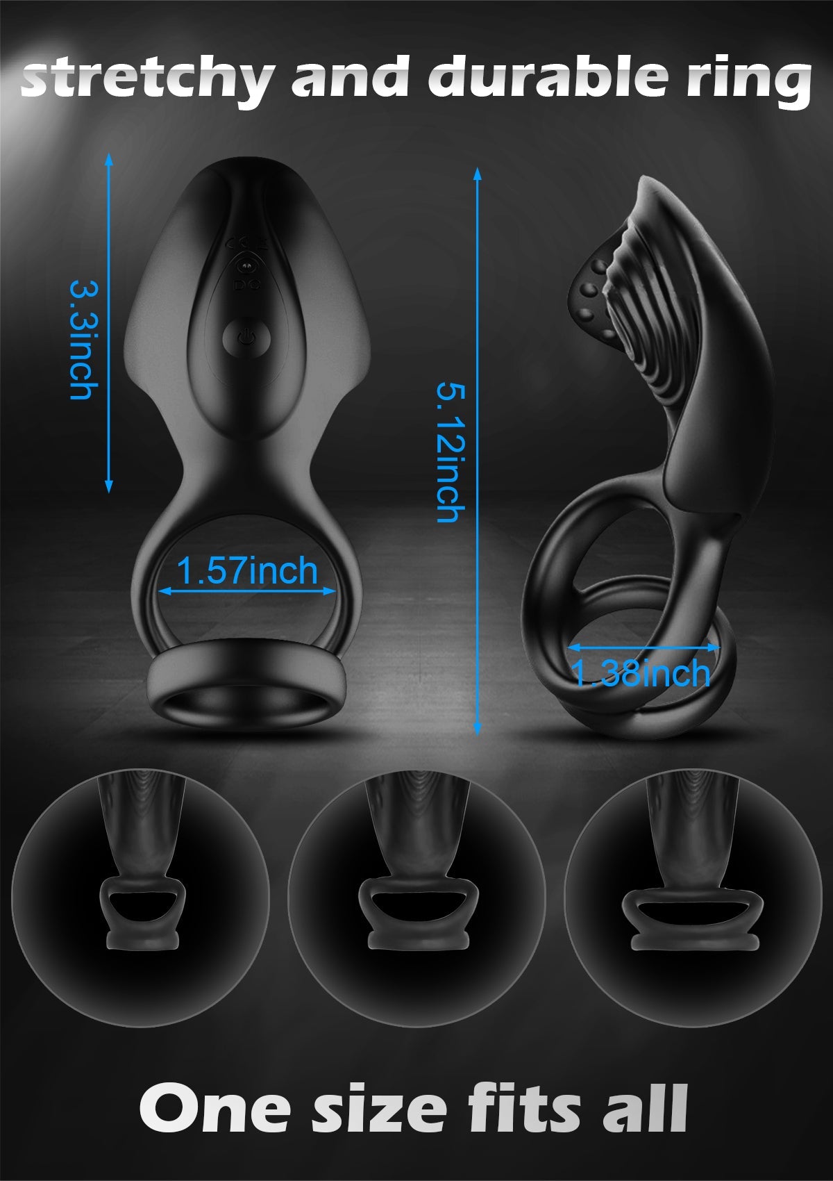 Arya - Couple Sharing Fun - Versatile penis vibrater ring Amovibe Arya - Couple Sharing Fun - Versatile penis vibrater ring Amovibe